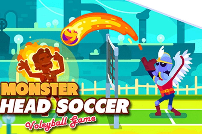 Monster Head Soccer Volleyball