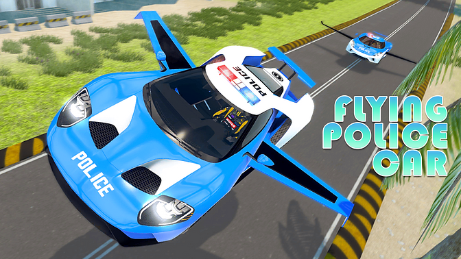 Flying Police Car