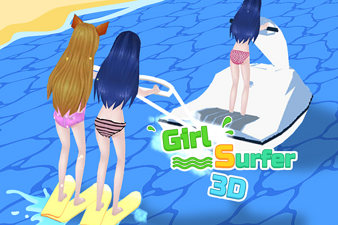 Girl Surfer 3D