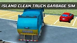 Island Clean Truck Garbage Sim
