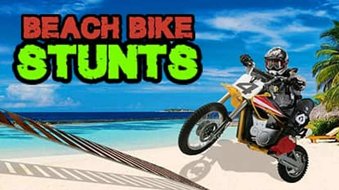Beach Bike Stunts
