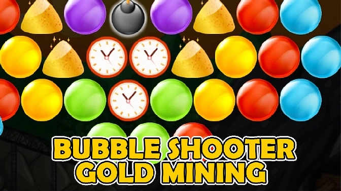 Bubble Shooter Gold Mining