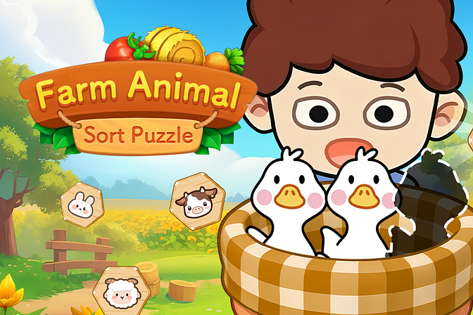 Farm Animal Sort Puzzle