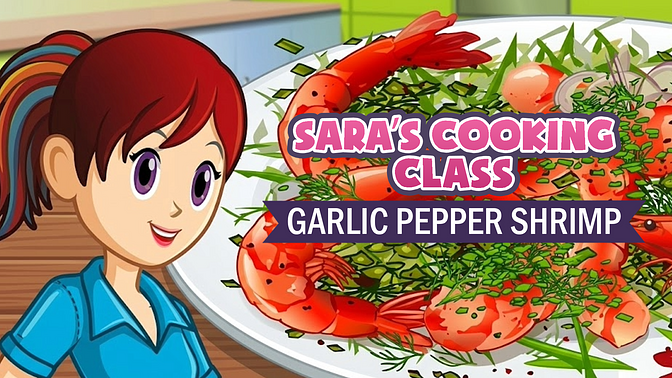 Sara's Cooking Class: Garlic Pepper Shrimp
