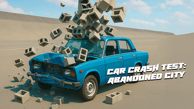 Car Crash Test: Abandoned City